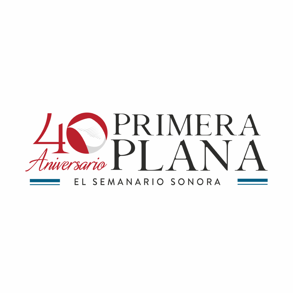 (logo de aniversario de Primera Plana”)… Hoy, llegamos a 40 años de presencia.