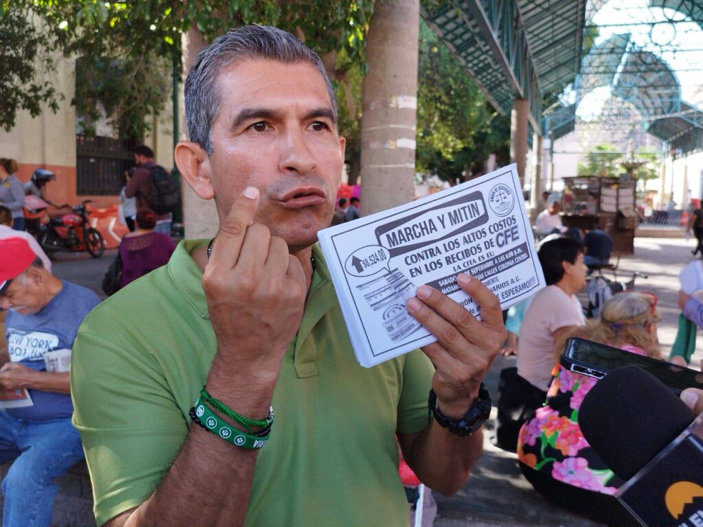 Ignacio Peinado Luna, dirigente de la Unión de Usuarios de Hermosillo