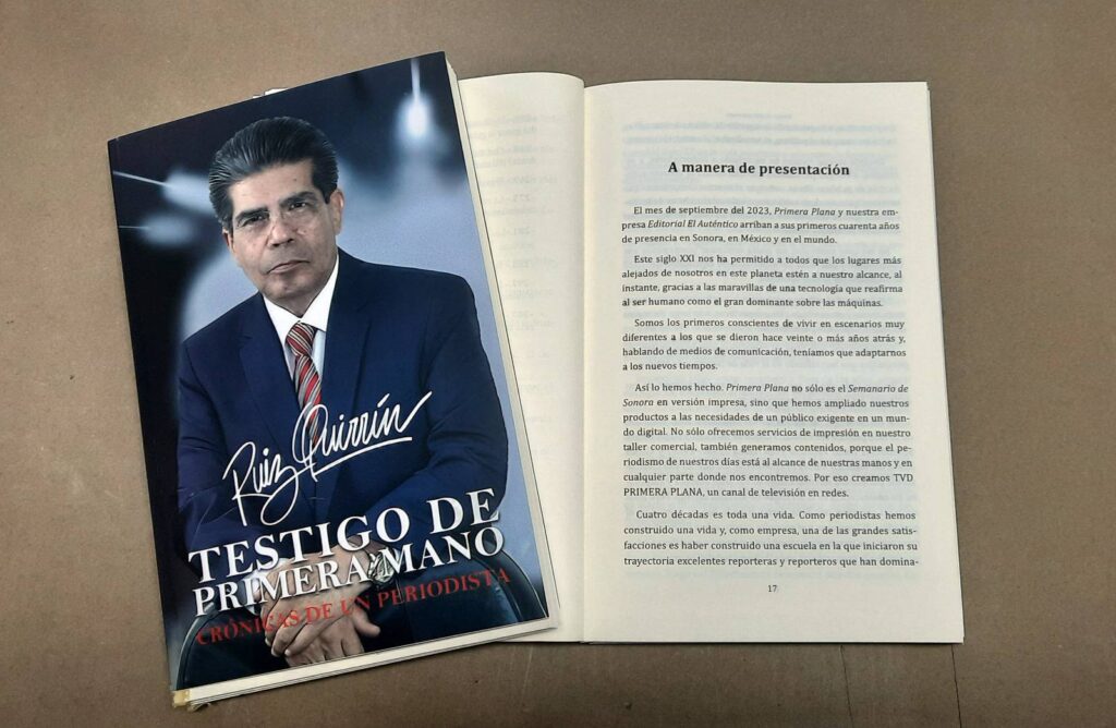 Libro ''Testigo de Primera Mano''