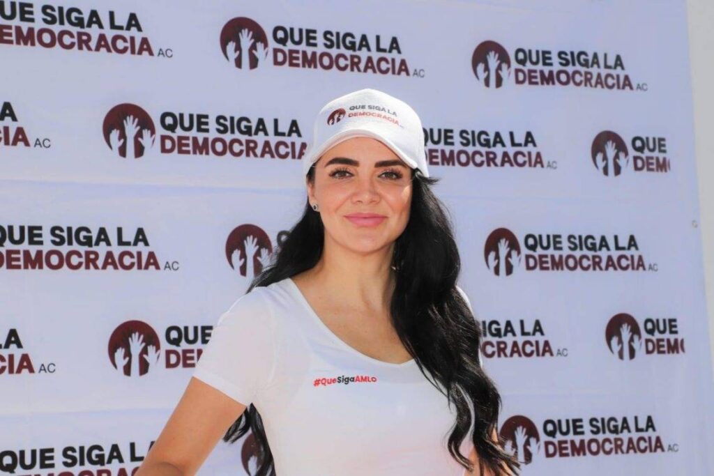 Gabriela fundadora de la agrupación “Que siga la democracia” se reunirá con candidatos morenistas en la entidad; señalada por tener vínculos con “El Rey del Huachicol”