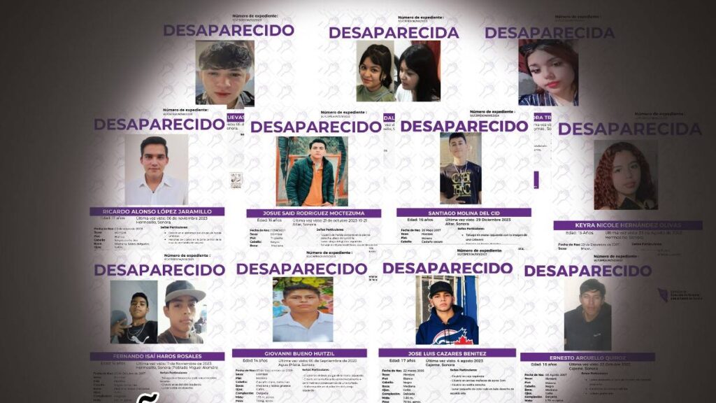 Los colectivos de búsqueda de personas desaparecidas, han observado un claro y preocupante incremento en el número de menores de edad reportados a las organizaciones por desconocer su paradero.
