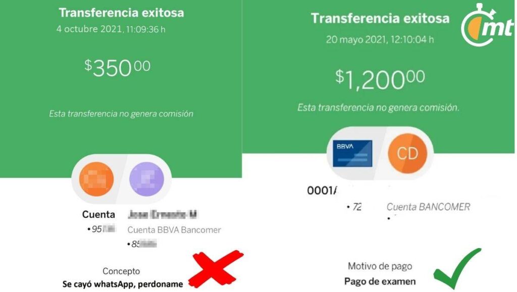 Si hacen transferencias bancarias utilizando conceptos de broma, como cuestiones de compra-venta de drogas u otras actividades ilícitas, tendrás problemas con el SAT o con la Unidad de Inteligencia Financiera