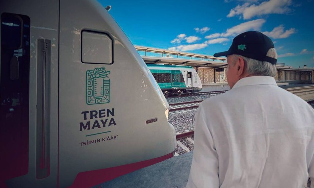 A CIEN días de haberse inaugurado el célebre “Tren Maya” en la Península de Yucatán, éste se descarriló, El último vagón se salió de la vía