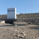La presa Álvaro Obregón (Oviáchic) en la cuenca del Río Yaqui.